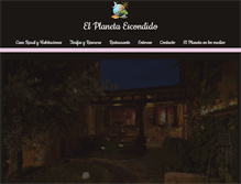 Tablet Screenshot of elplanetaescondido.com